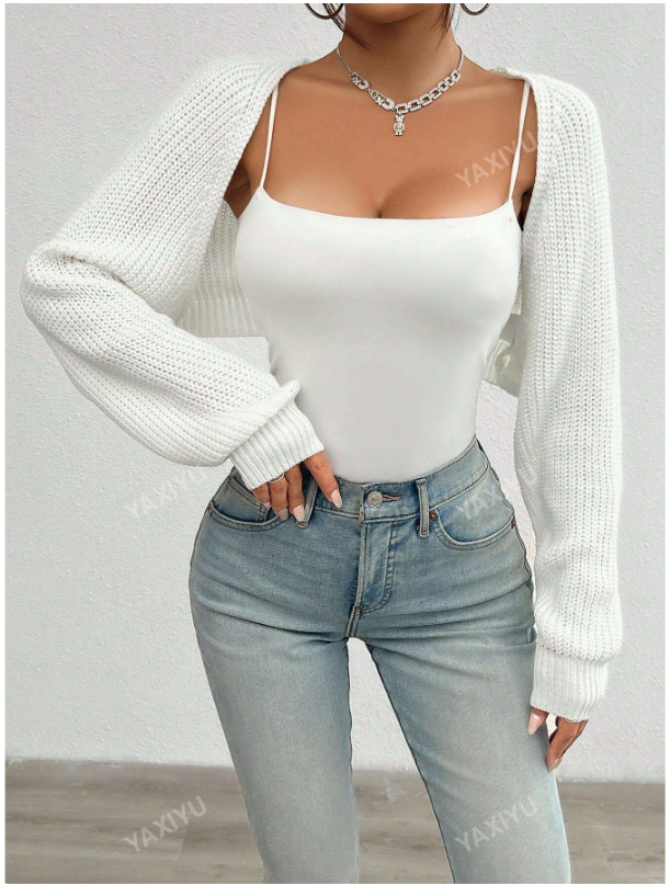 Solid Knitted Cardigan