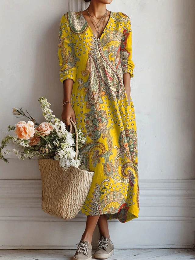 Abito Golden Paisley Breeze