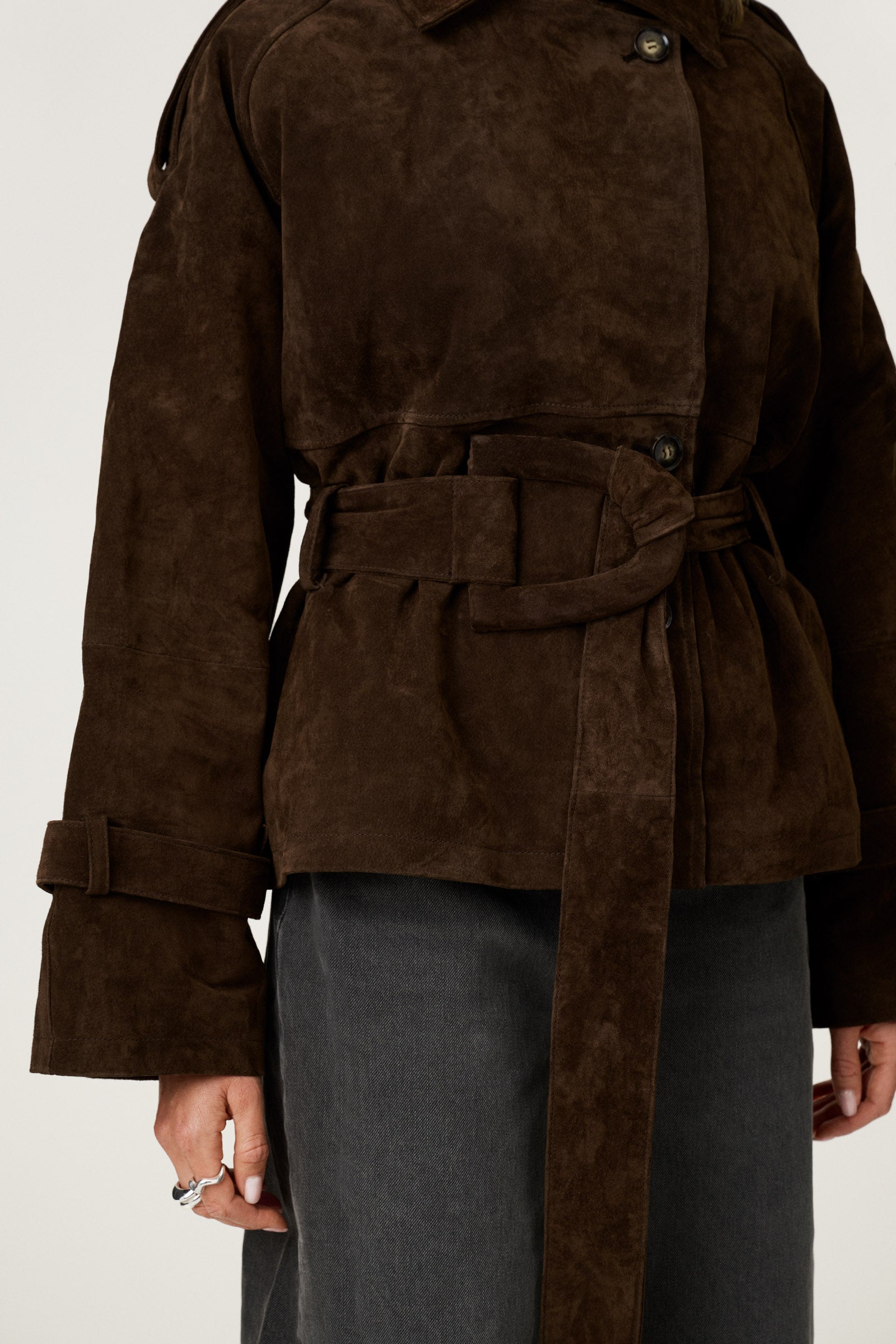 Yorkshire Cropped Trench Coat