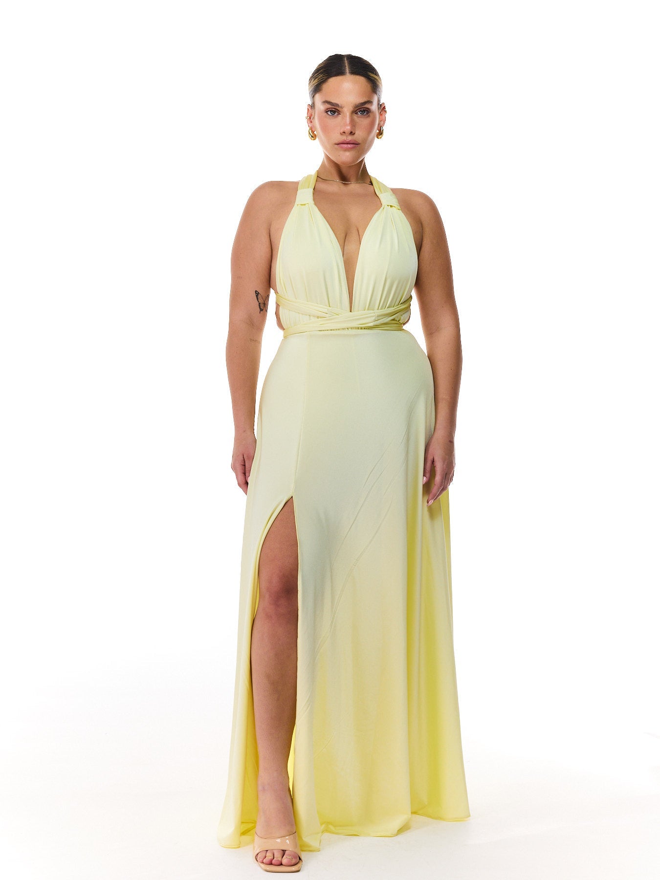 Golden Glow Multi-Tie Dress