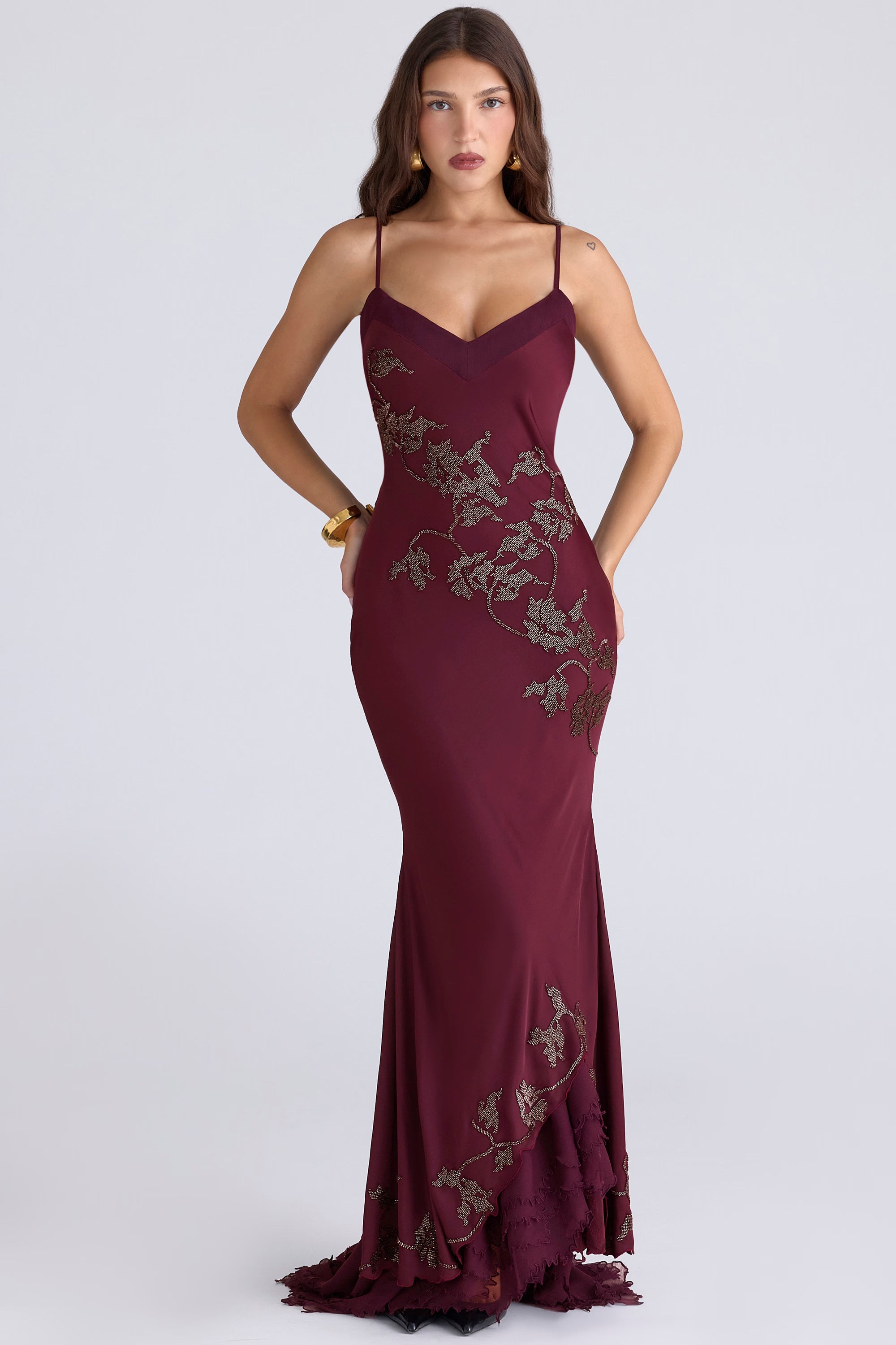 Valeria™ Embroidered Maxi Dress