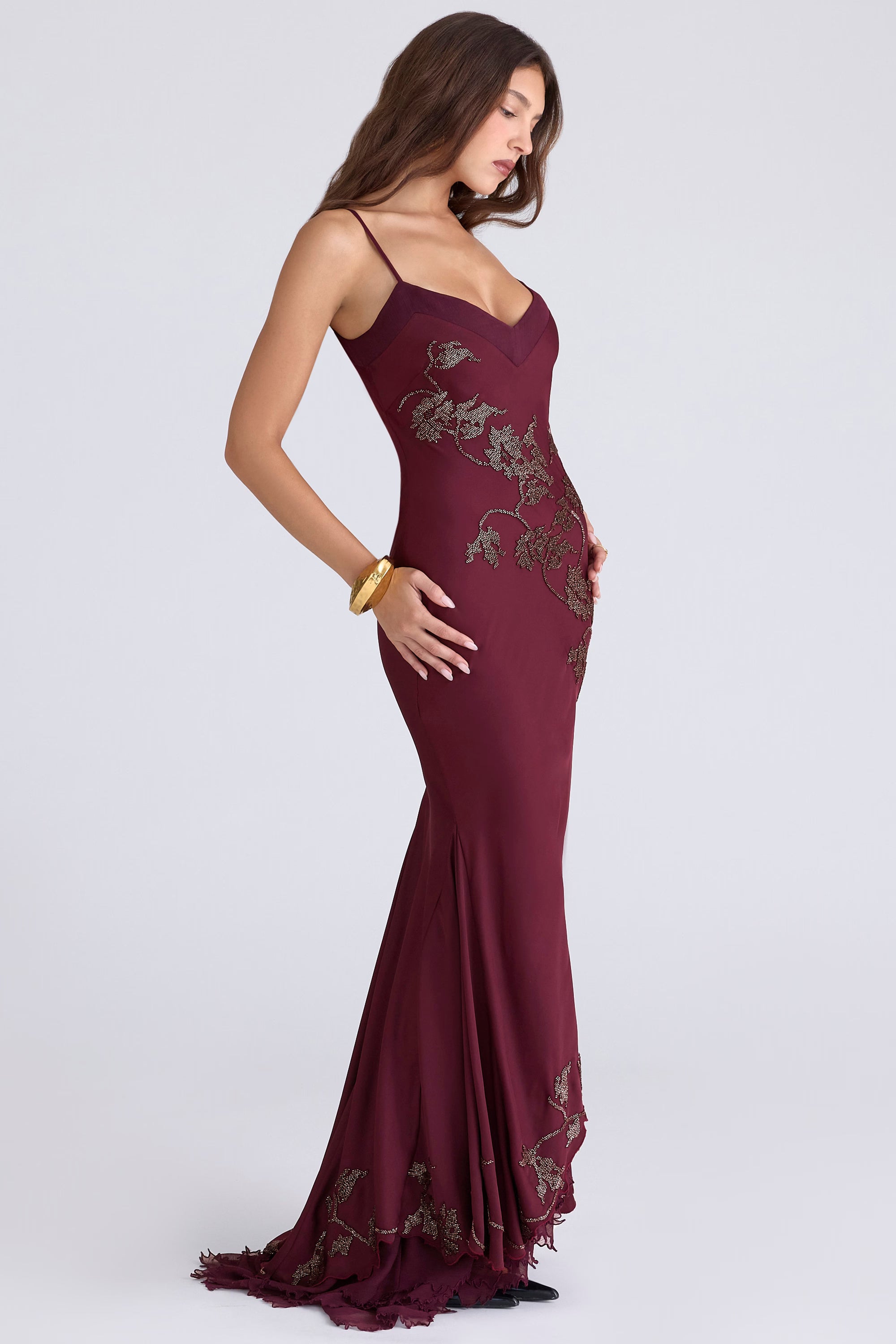 Valeria™ Embroidered Maxi Dress