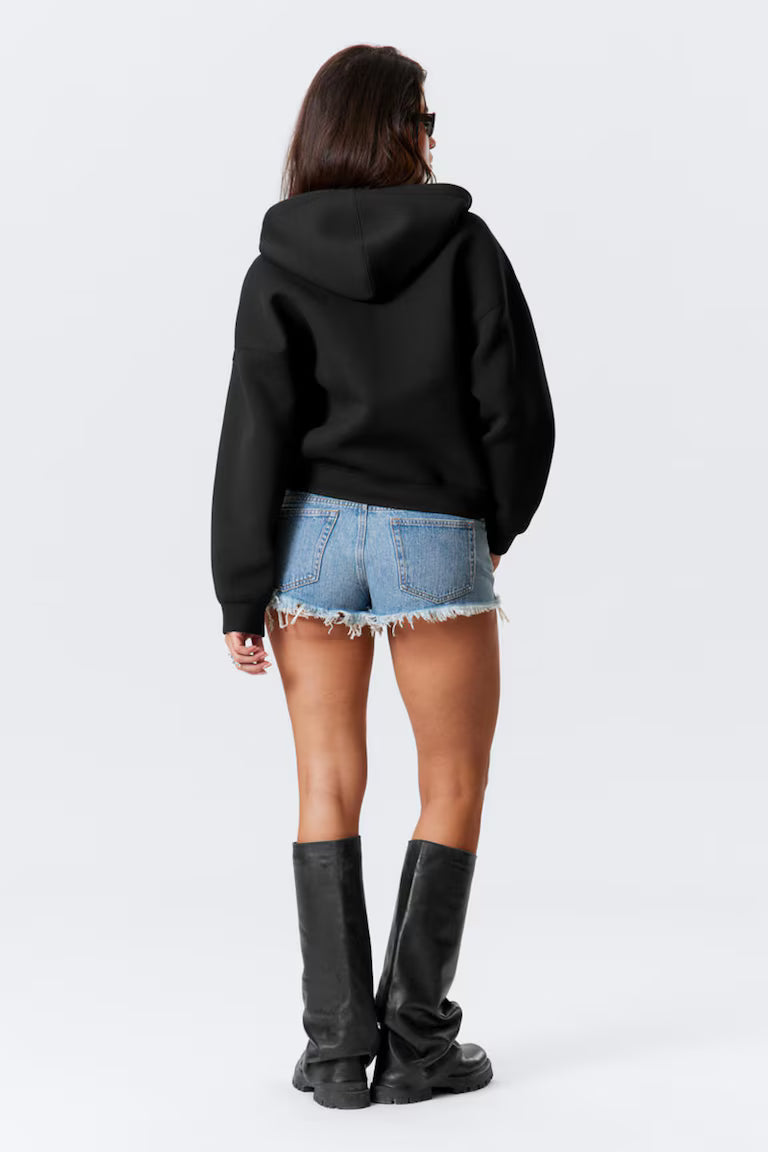 Zip-Up Puff Hoodie