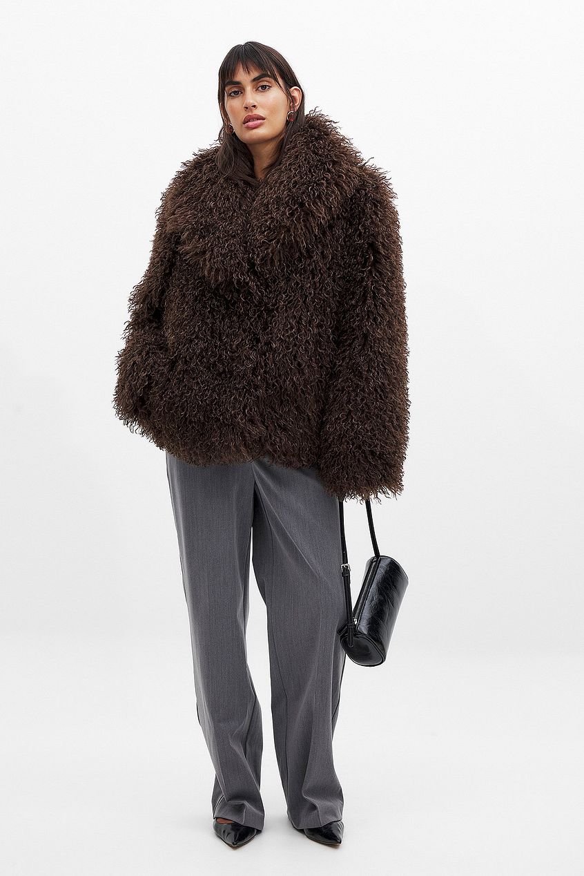 Curly Faux Fur Jacket