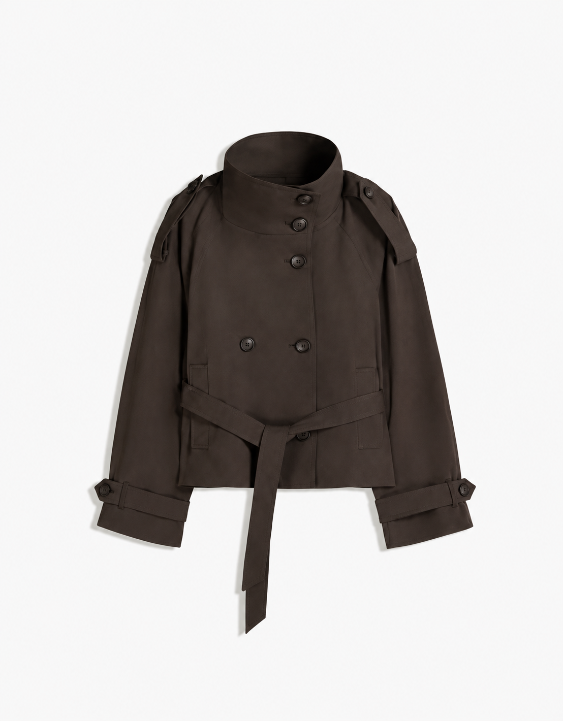 Cropped Trench Coat