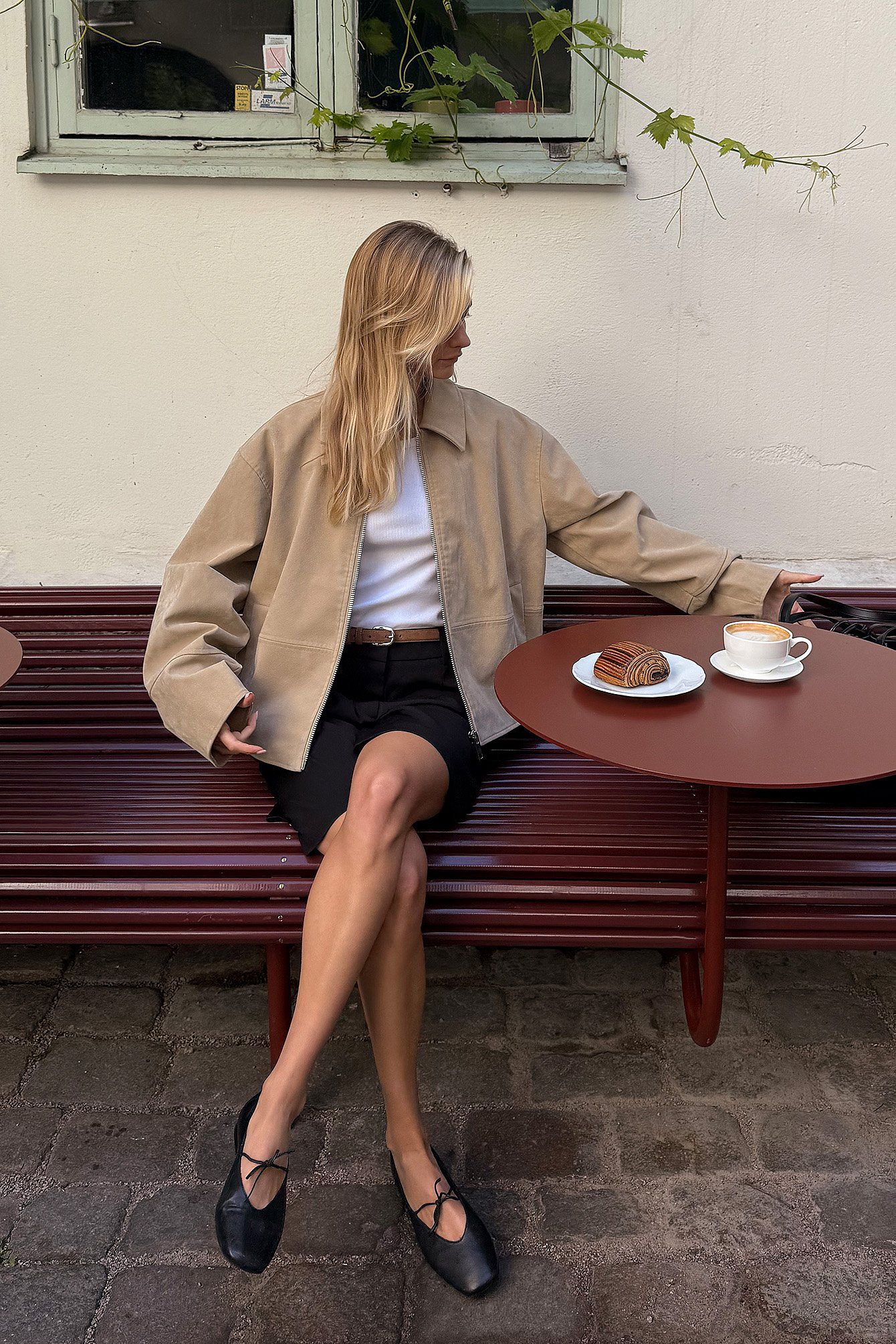 Classic Zip Suede Jacket