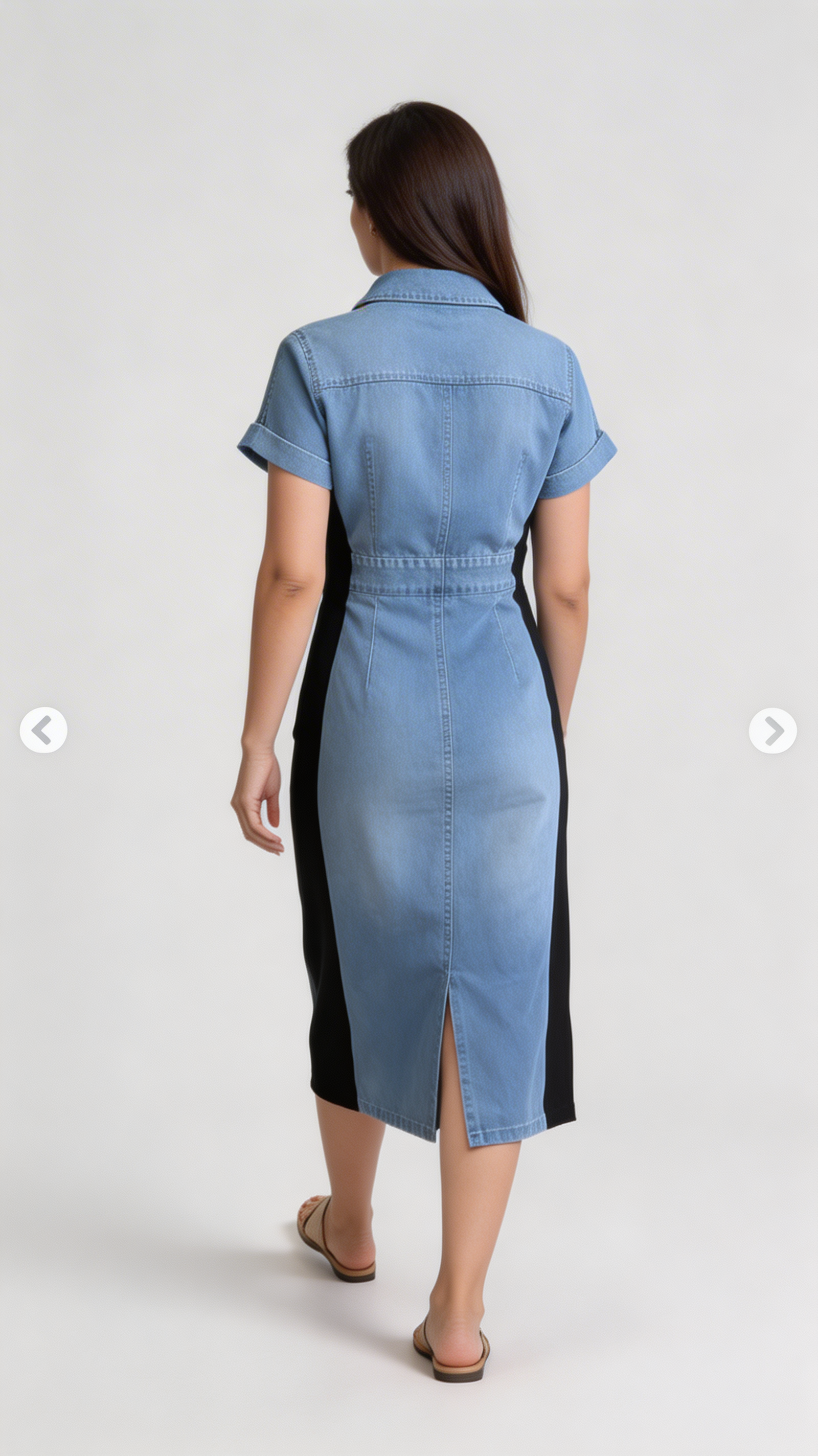 Abito Midi Denim Muse