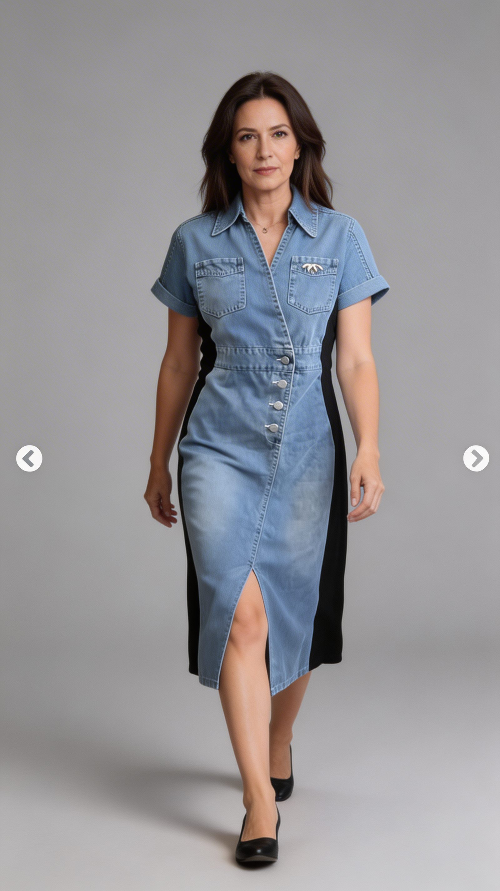 Abito Midi Denim Muse