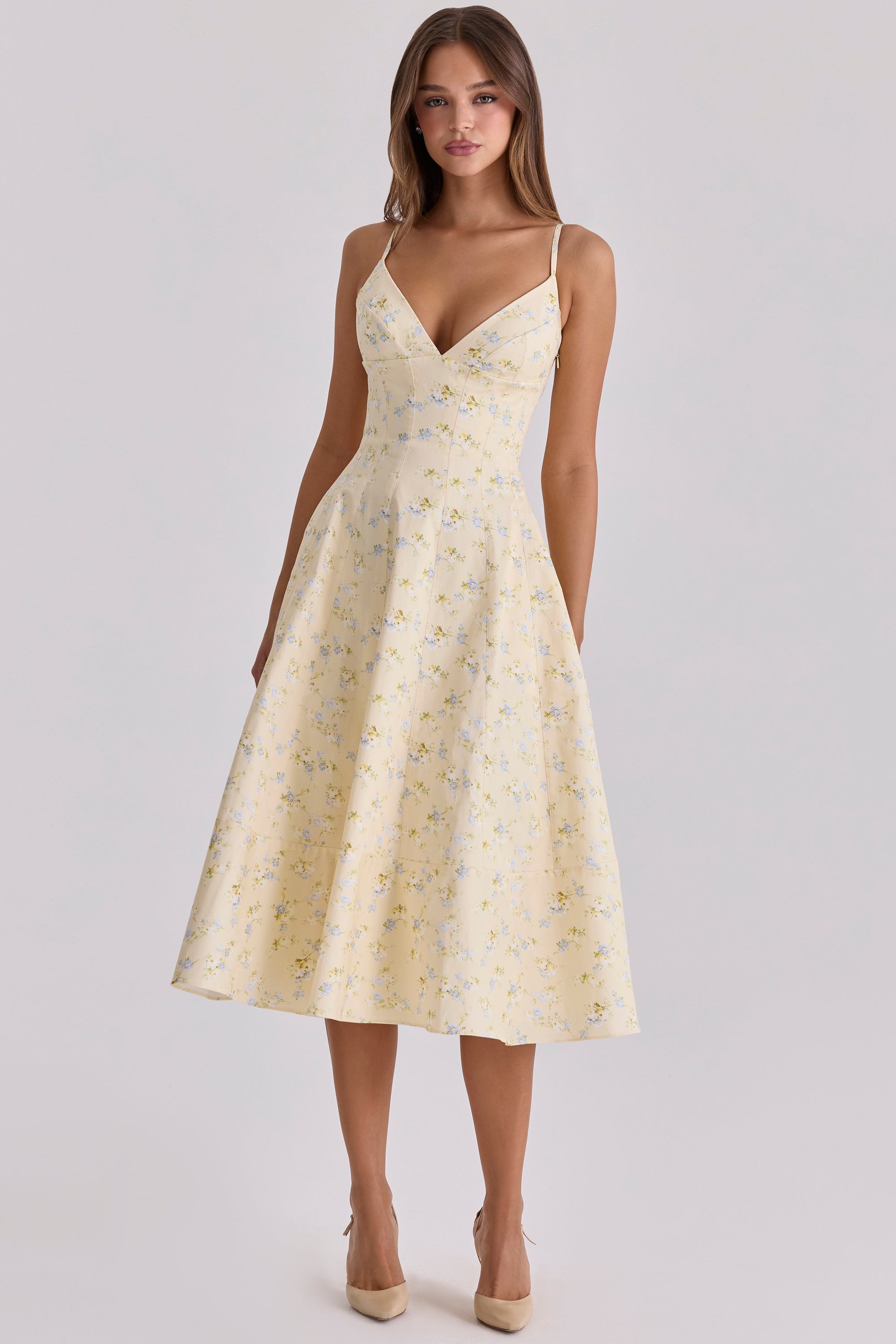 Luna Lace Midi Dress