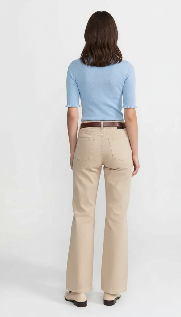 Kiera | Pantaloni svasati a vita bassa