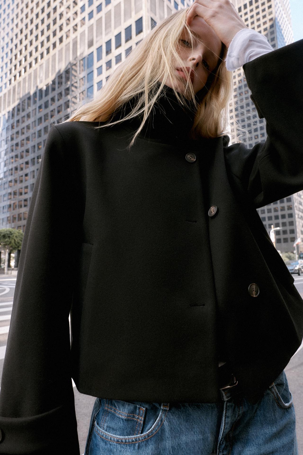 Cappotto a collo alto