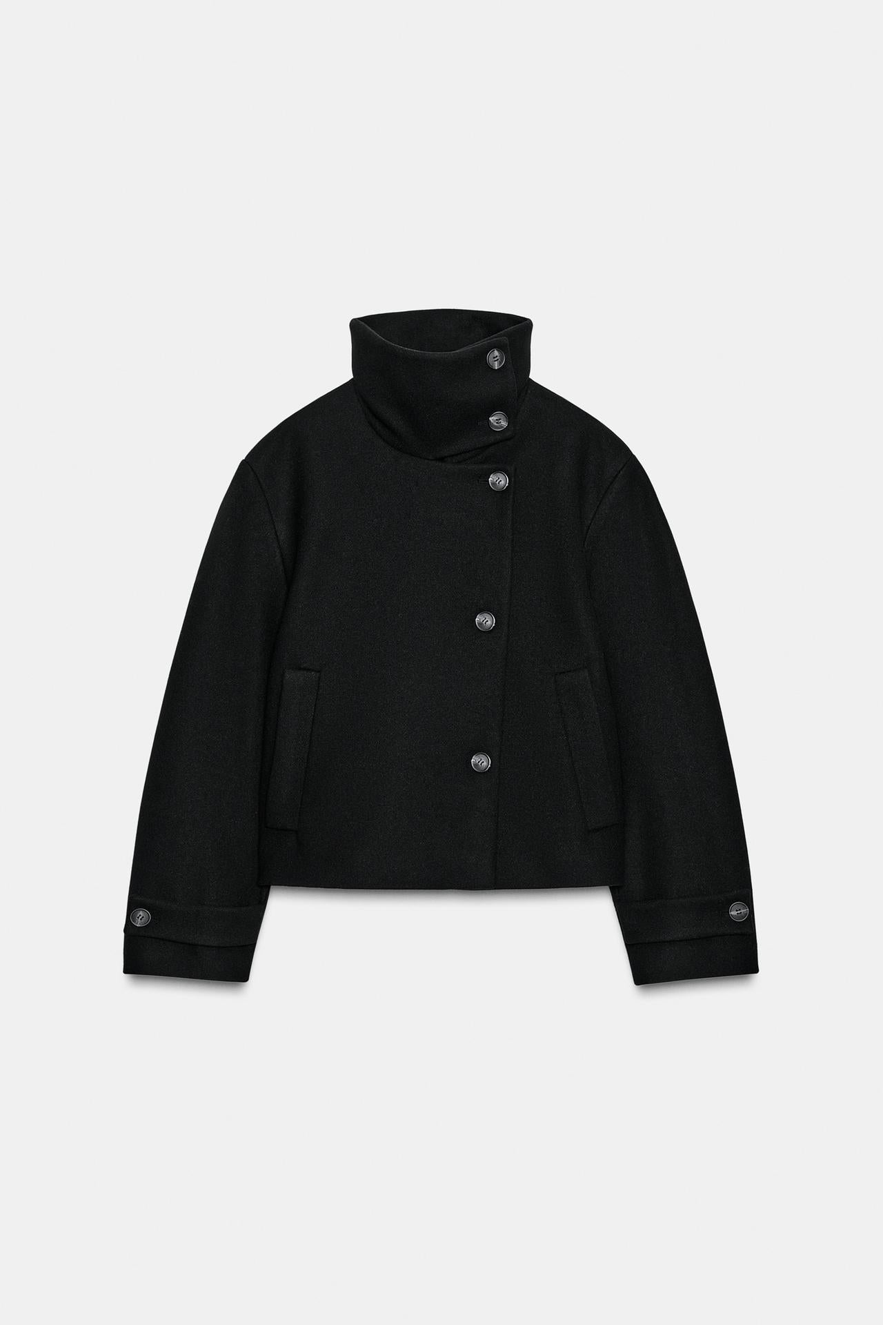Cappotto a collo alto