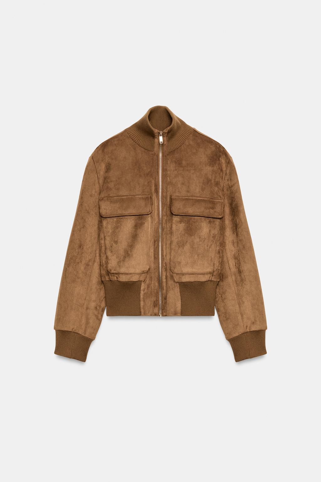 The Siena Suede Bomber Jacket