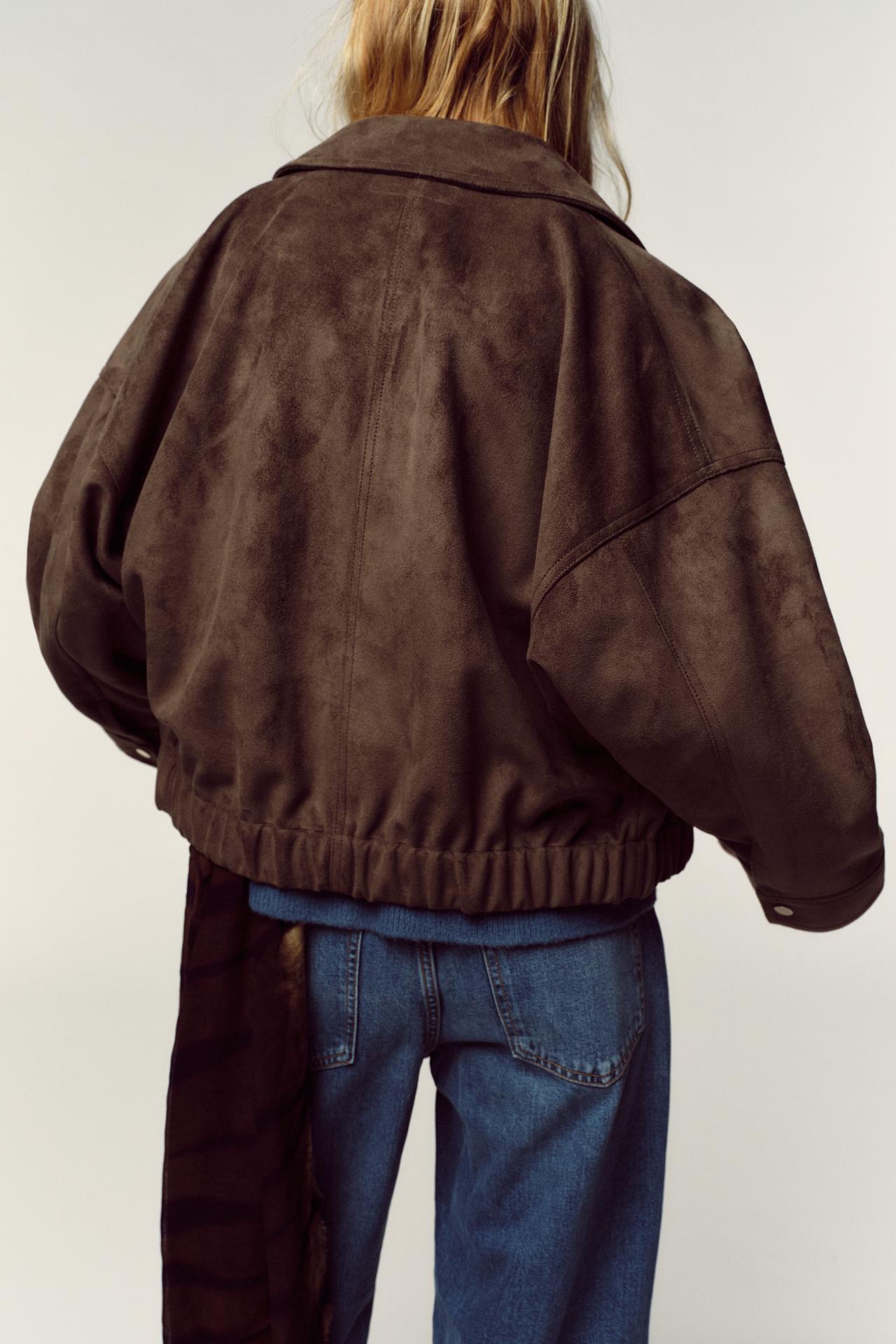 Suede Utility Jacket