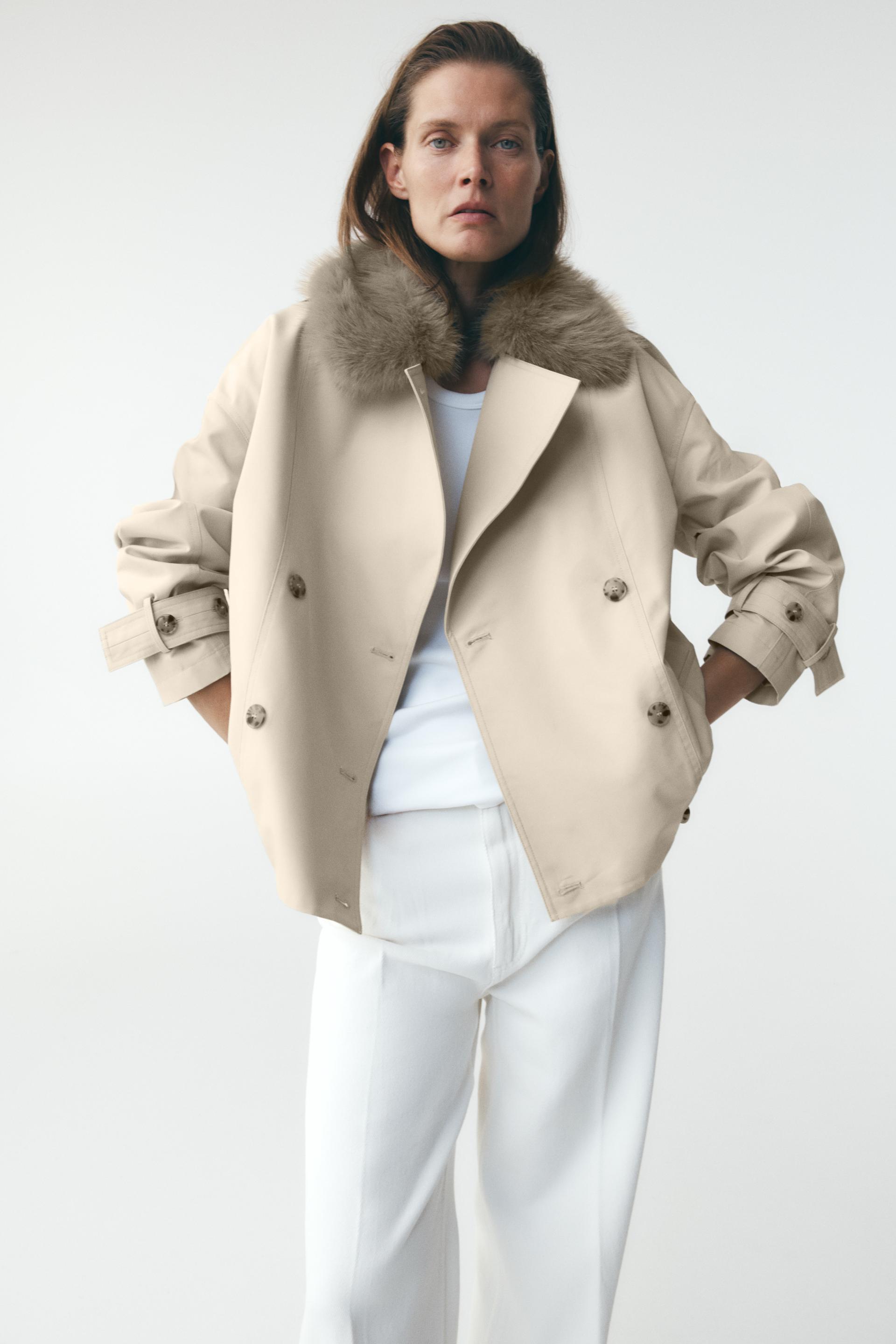 Sarai Beige Trench Coat