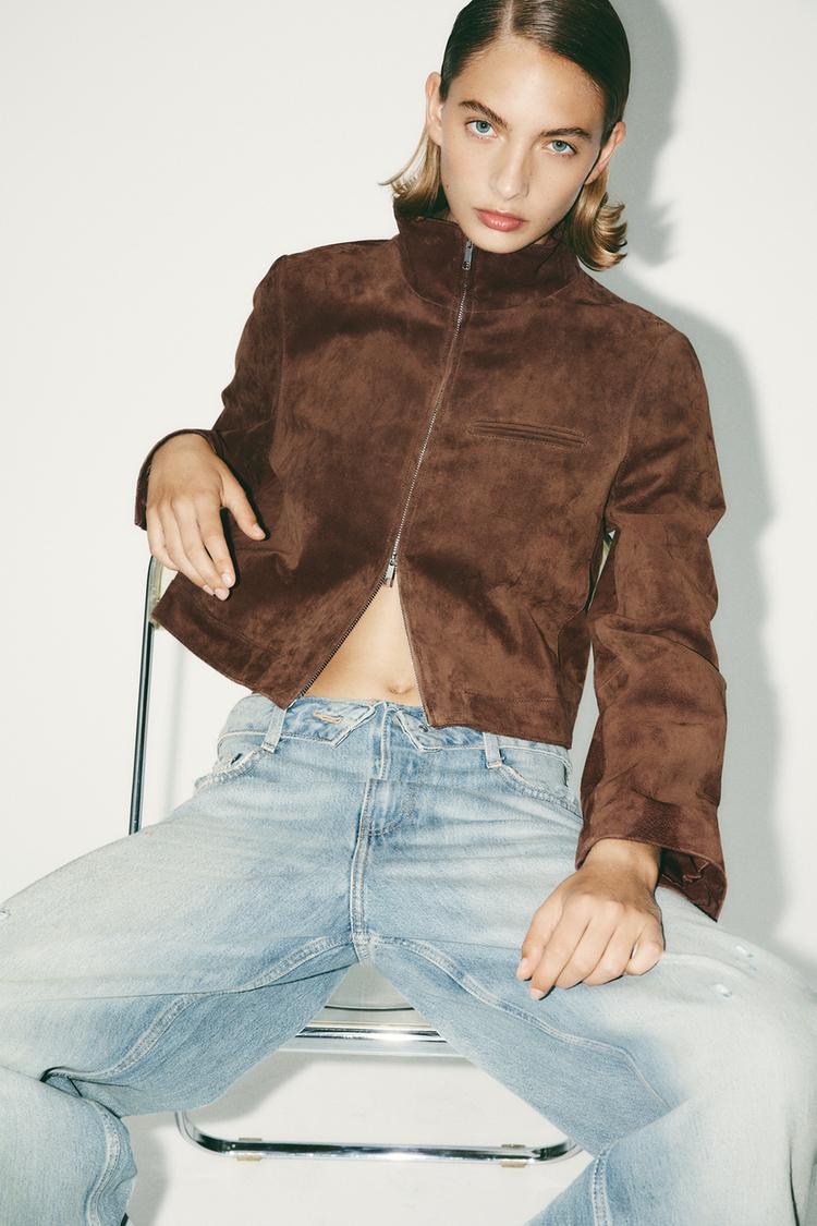 Mocha Luxe Suede Jacket