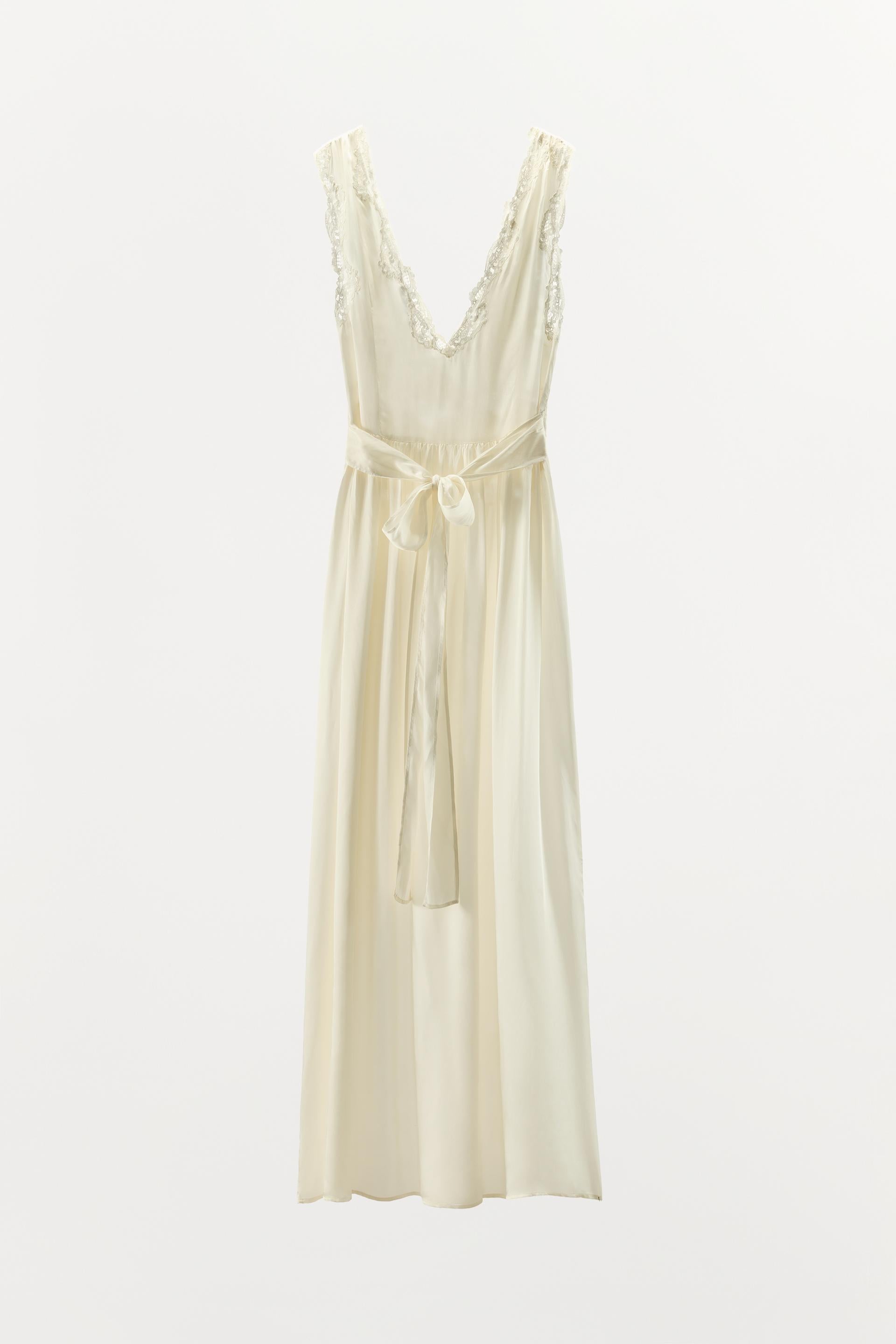 Satin Lace Dress