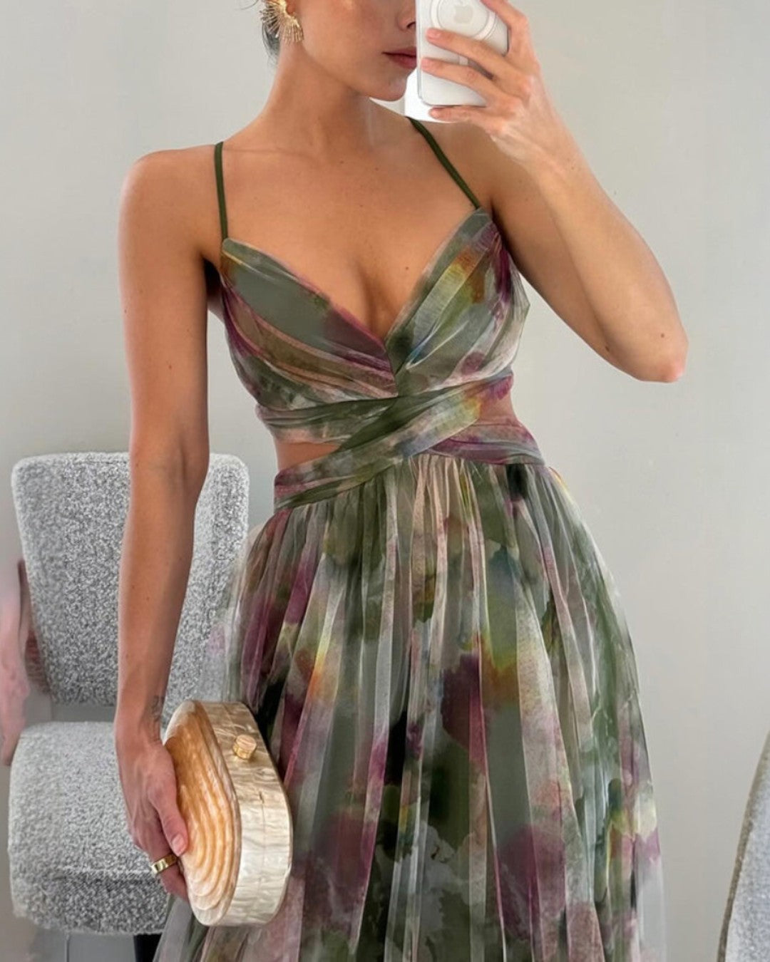 Maxi abito Eleganza Floreale