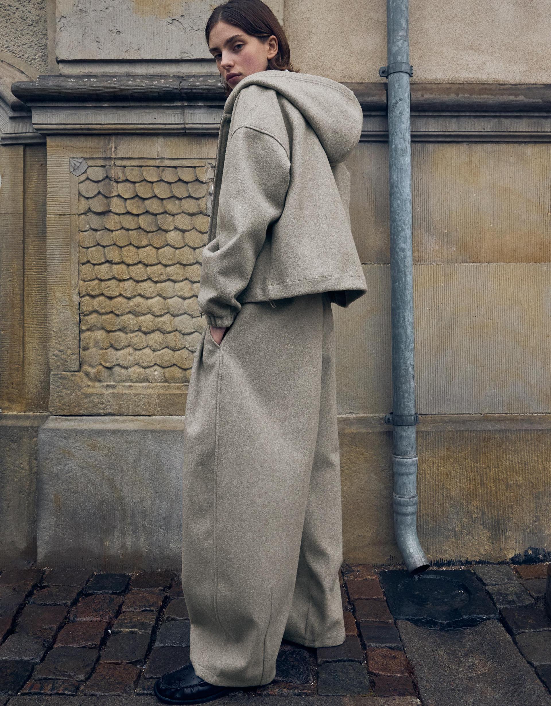 Wool Blend Oversized Set