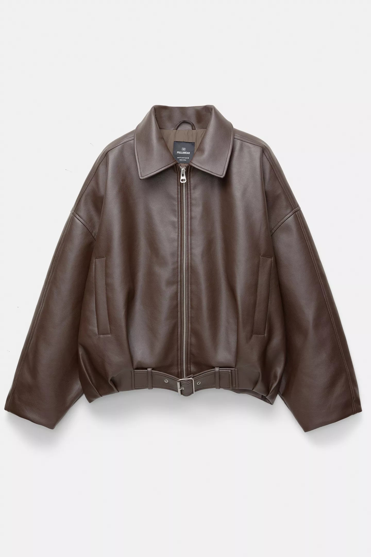 Leather Bomber Jacket