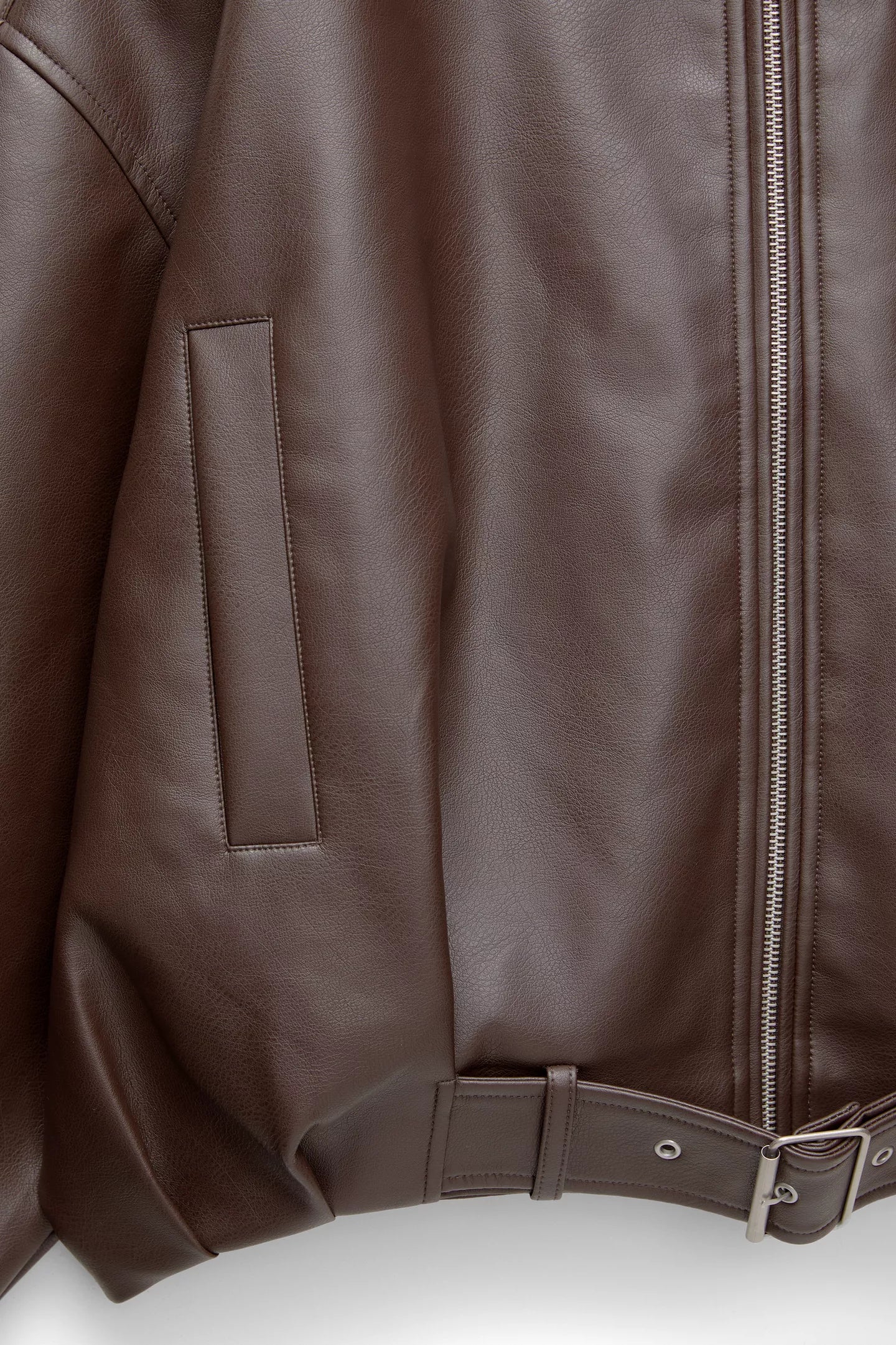 Leather Bomber Jacket