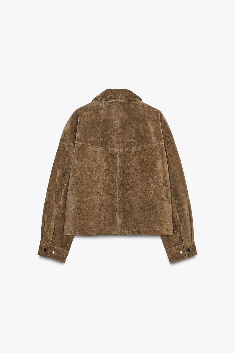 The Marble Brown Bomber Jacket