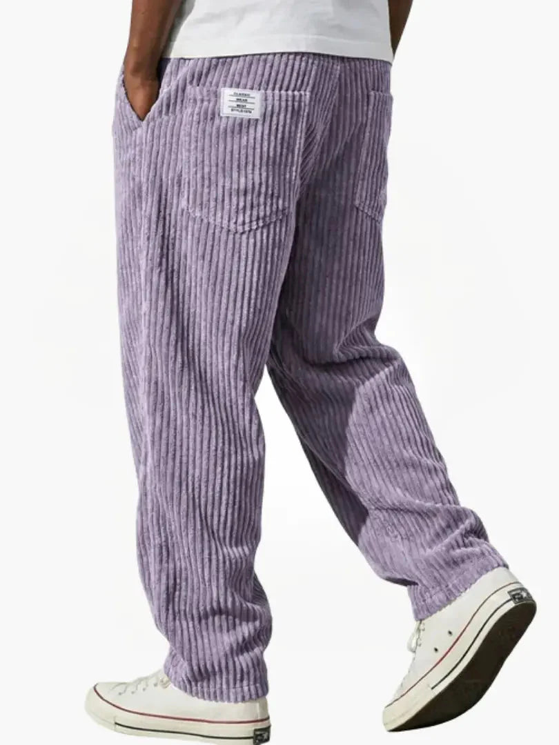 Textured Drawstring Trousers