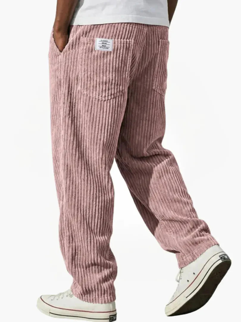 Textured Drawstring Trousers