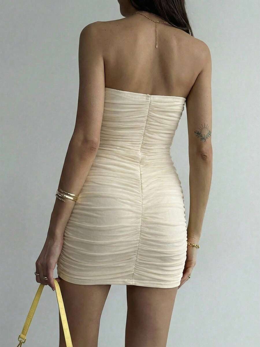 Aloruh Ruched Mini Dress
