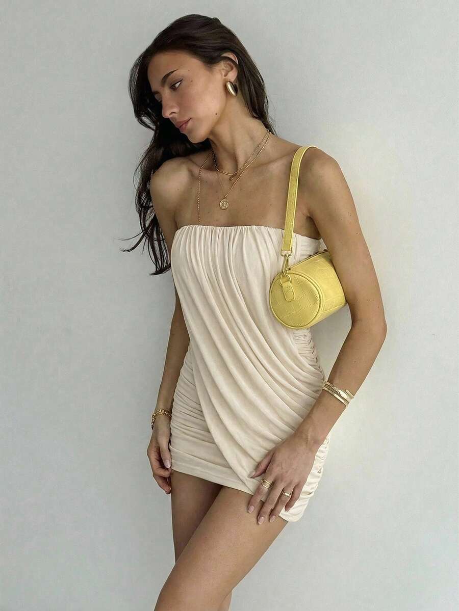 Aloruh Ruched Mini Dress