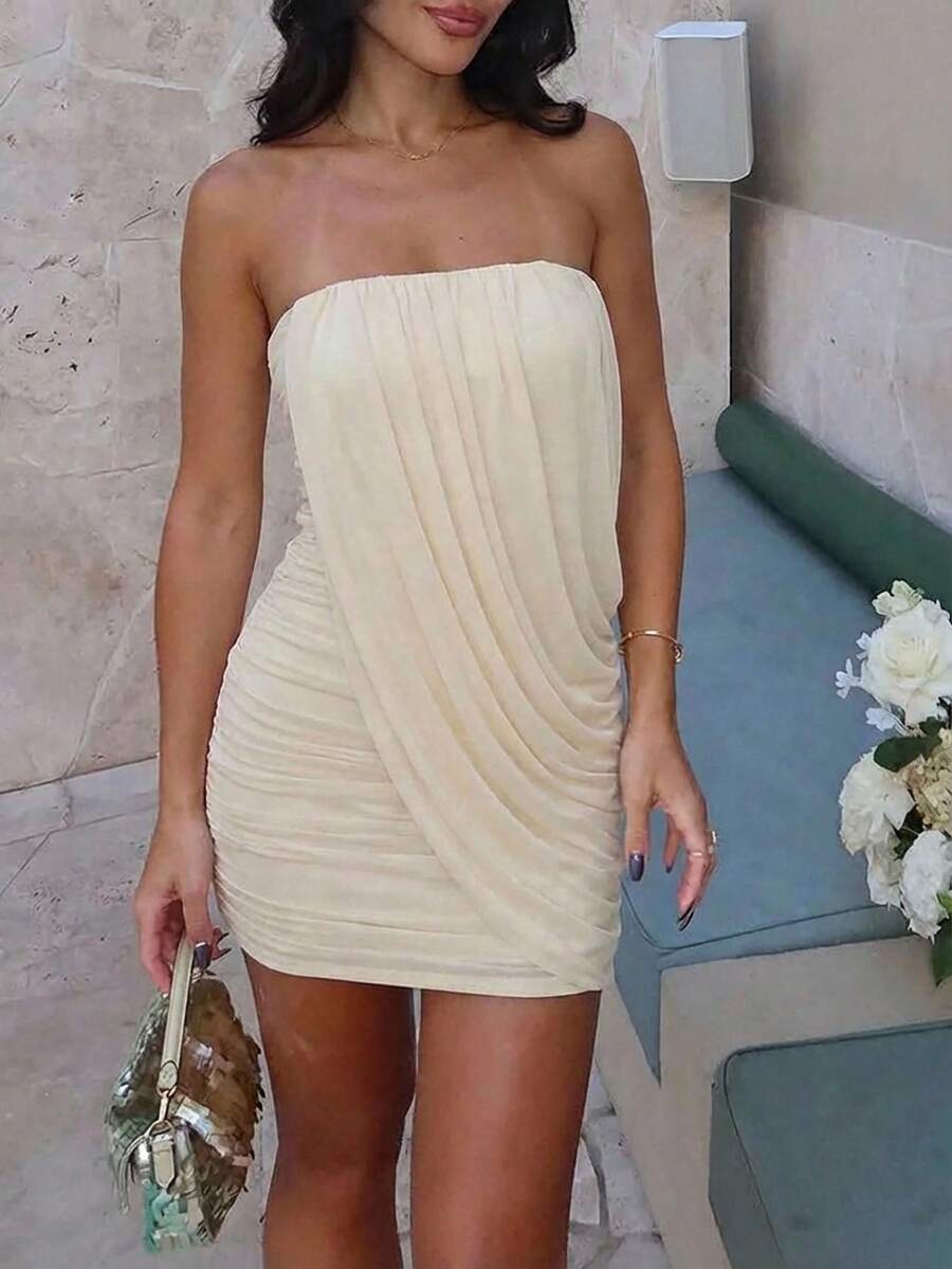 Aloruh Ruched Mini Dress