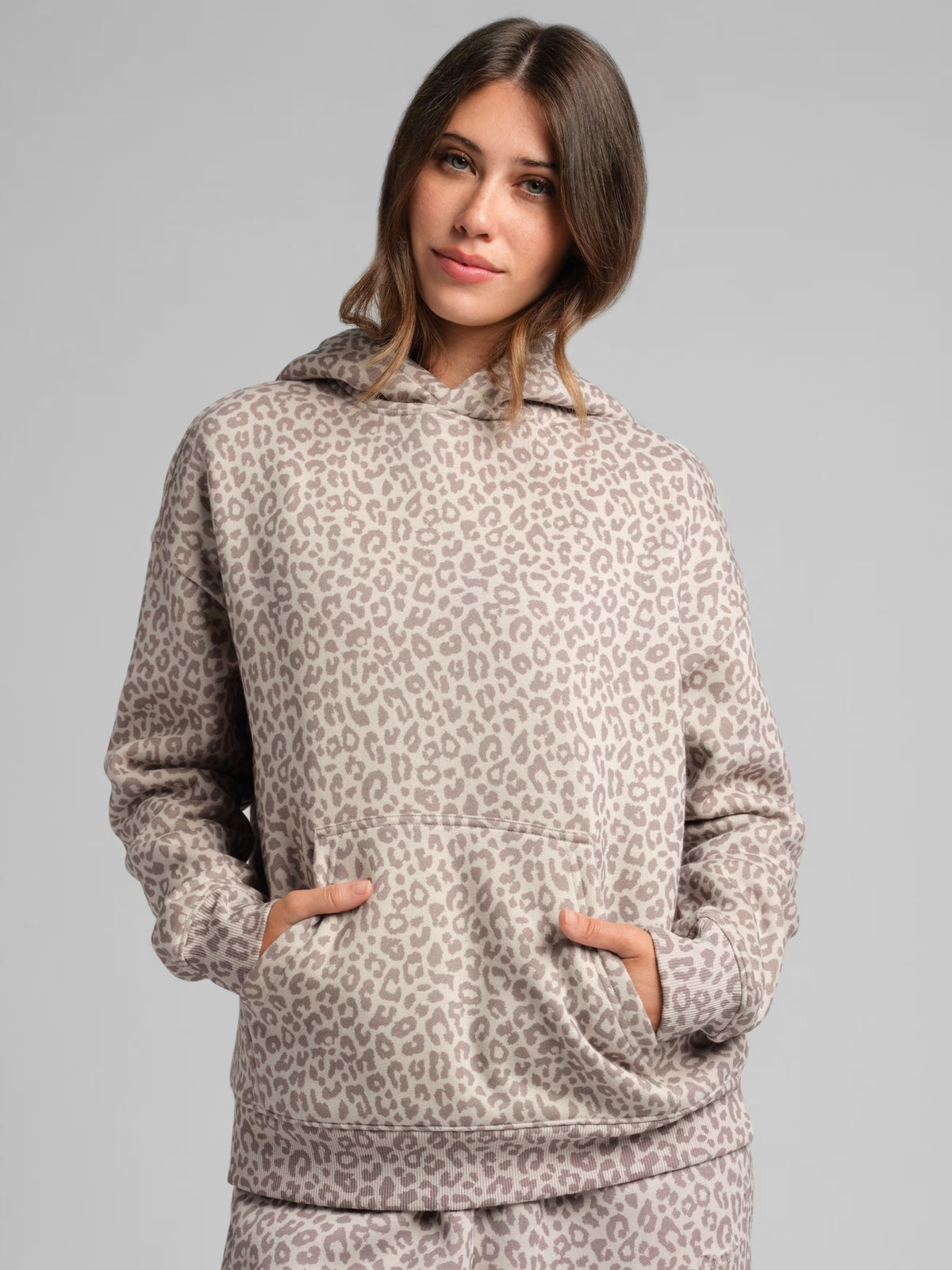 Cocoa Leopard Hoodie