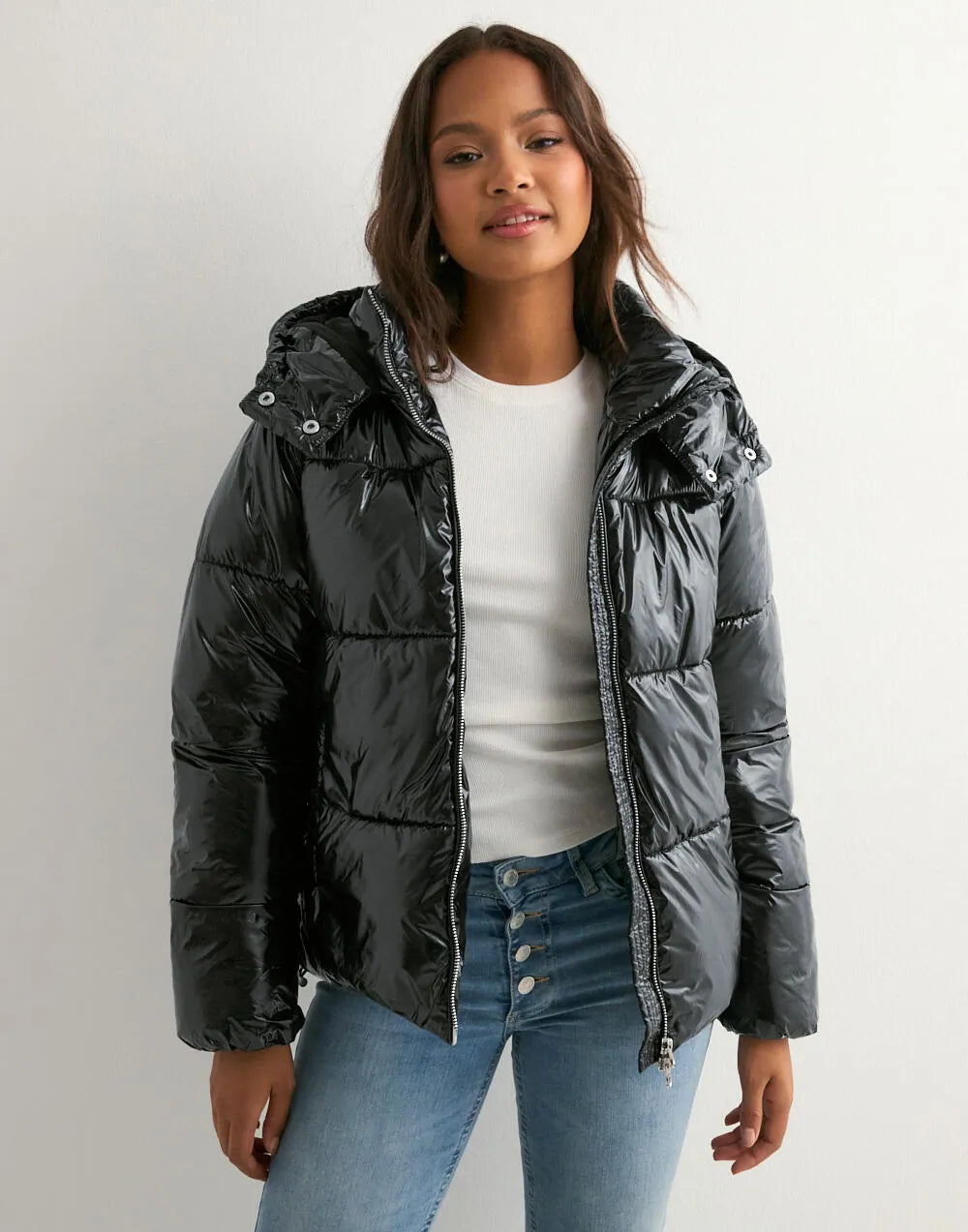 Everyday Shiny Puffer Jacket