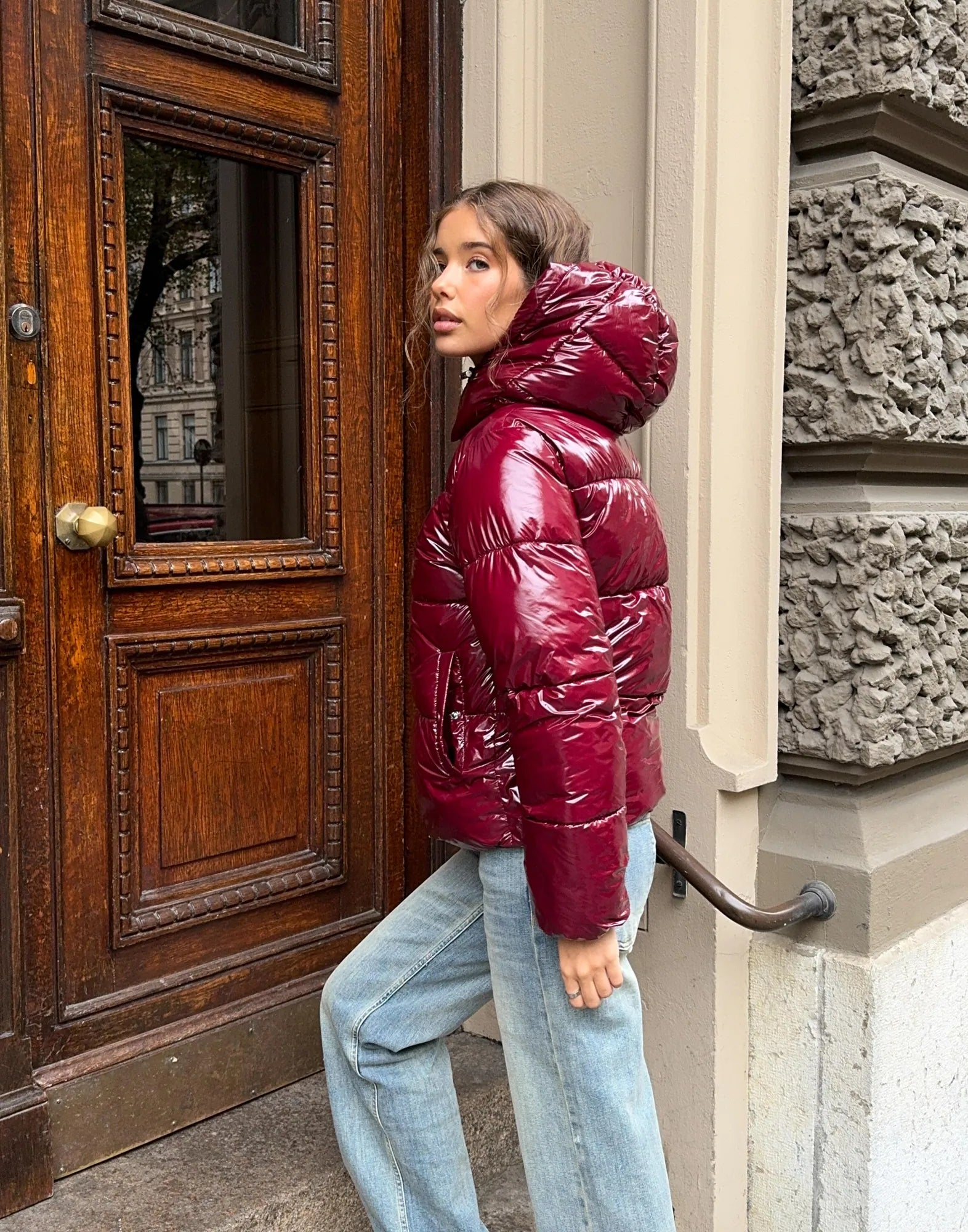 Everyday Shiny Puffer Jacket