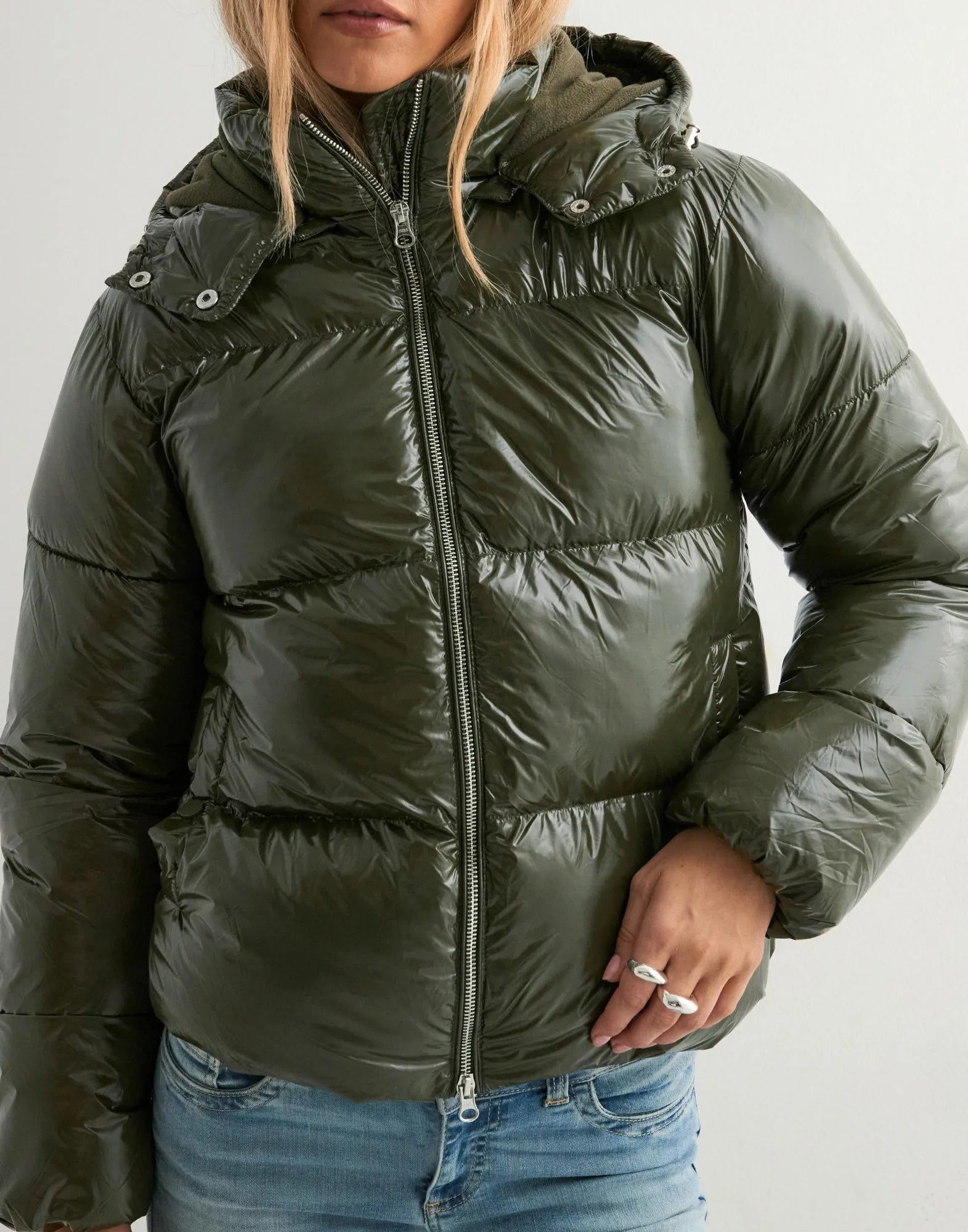 Everyday Shiny Puffer Jacket