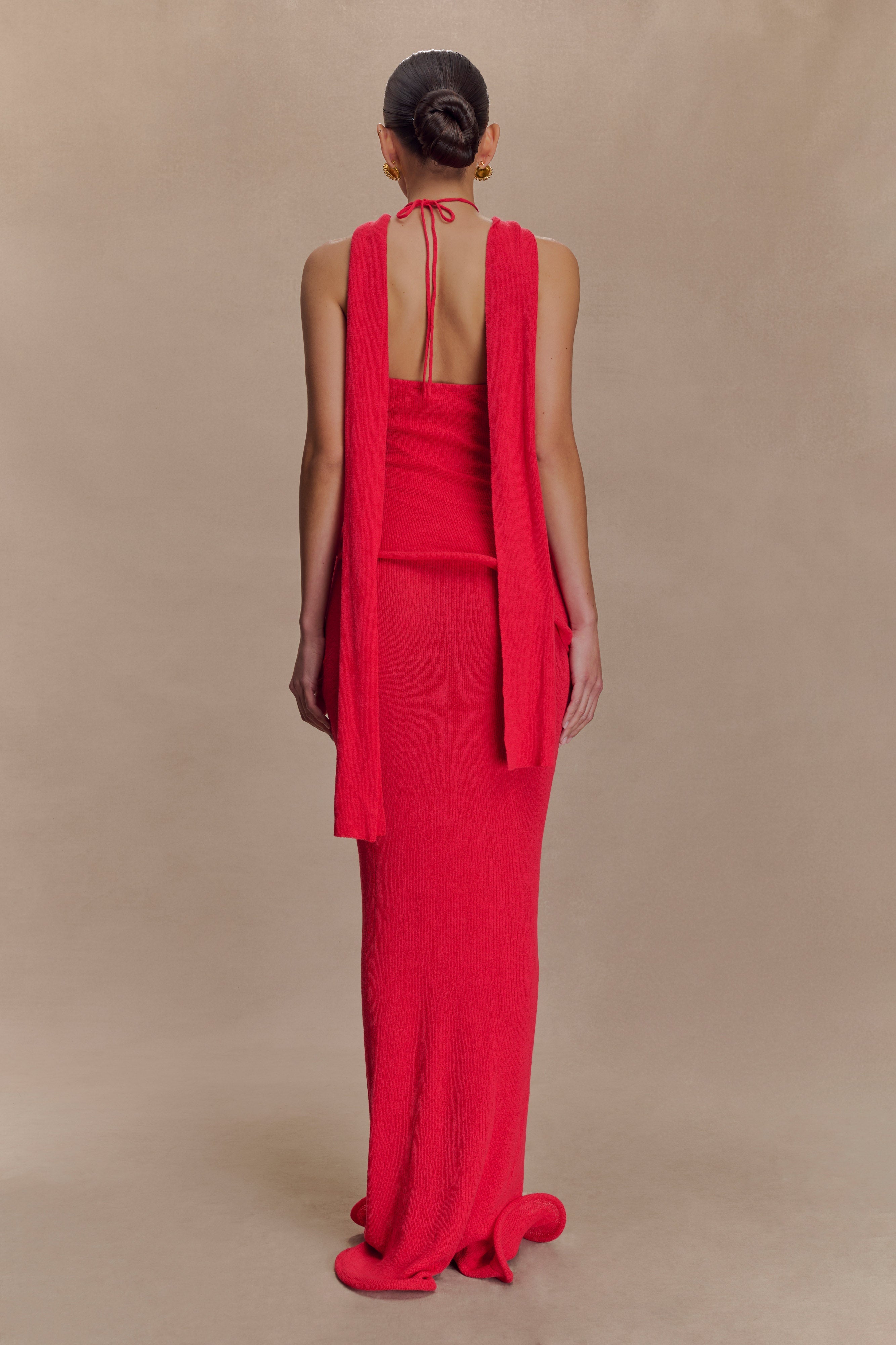The Madam Red Maxi Dress