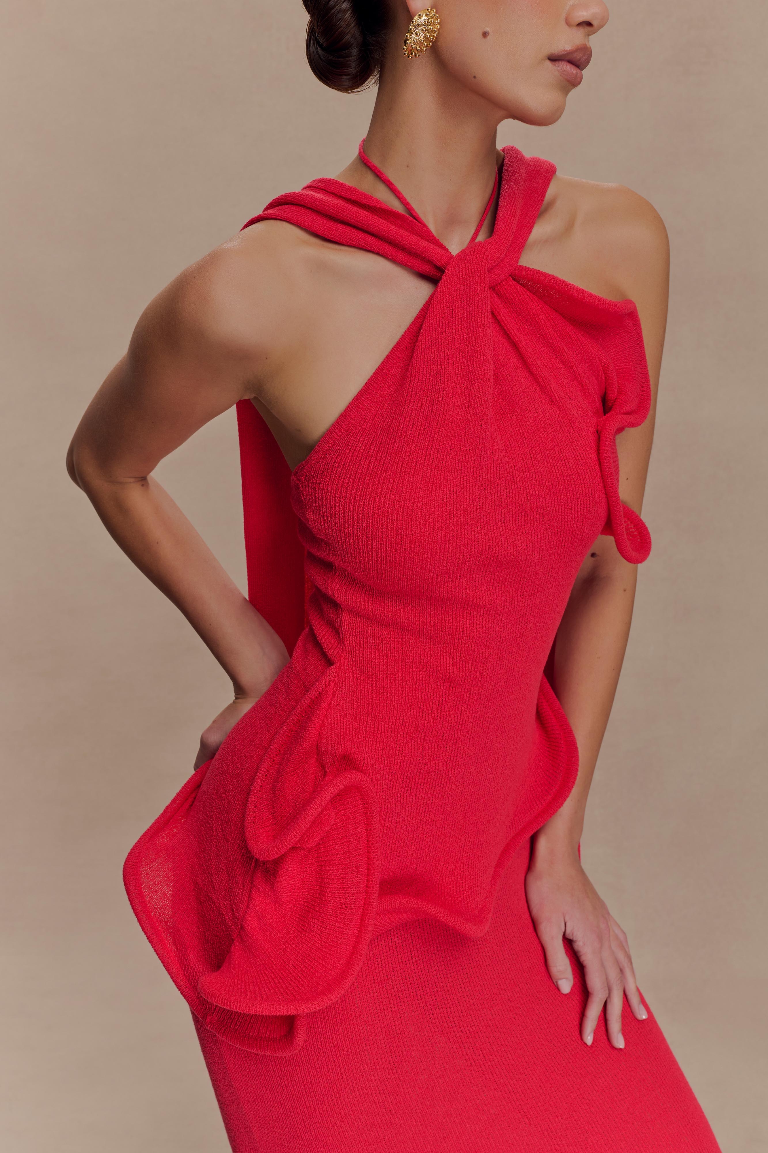 The Madam Red Maxi Dress