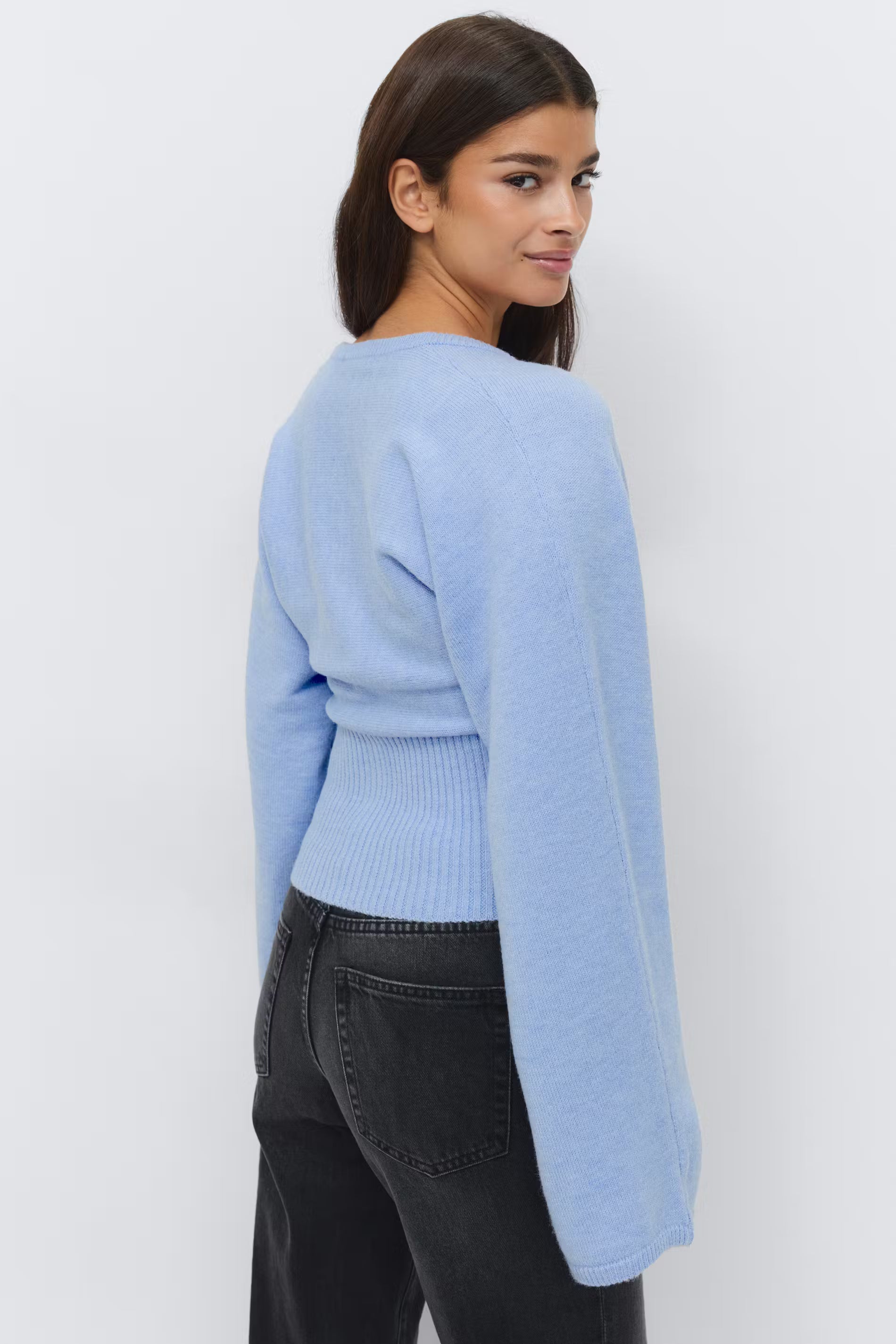 Cardigan azzurro neonato