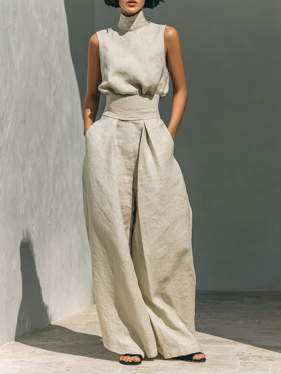 Linda - Linen Luxe Set