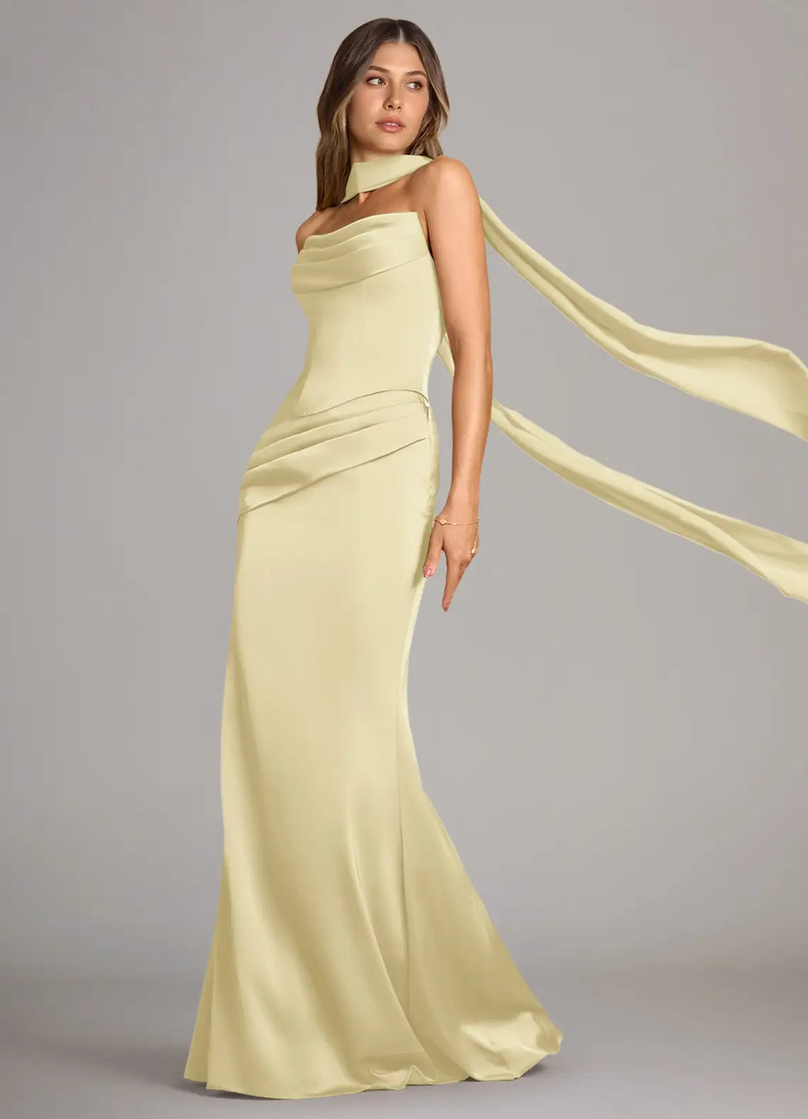 Golden Aura Maxi Dress