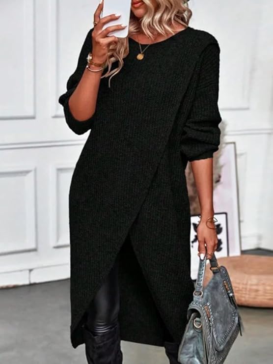 Aspen Wrap Knit Dress