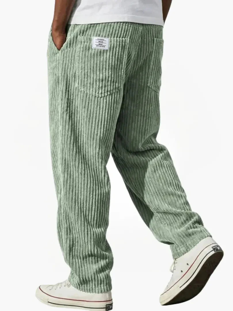 Textured Drawstring Trousers