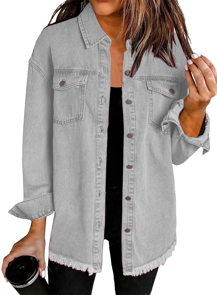 Classic Fringe Denim Jacket