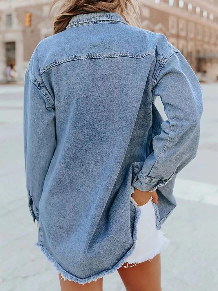 Classic Fringe Denim Jacket