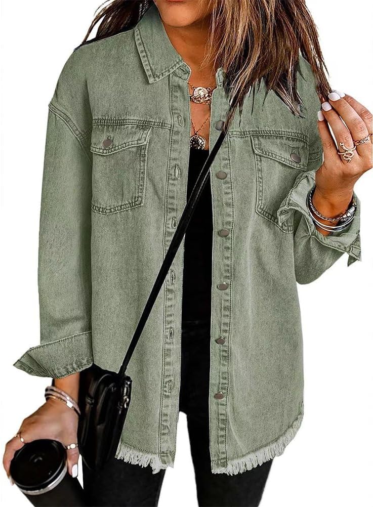 Classic Fringe Denim Jacket