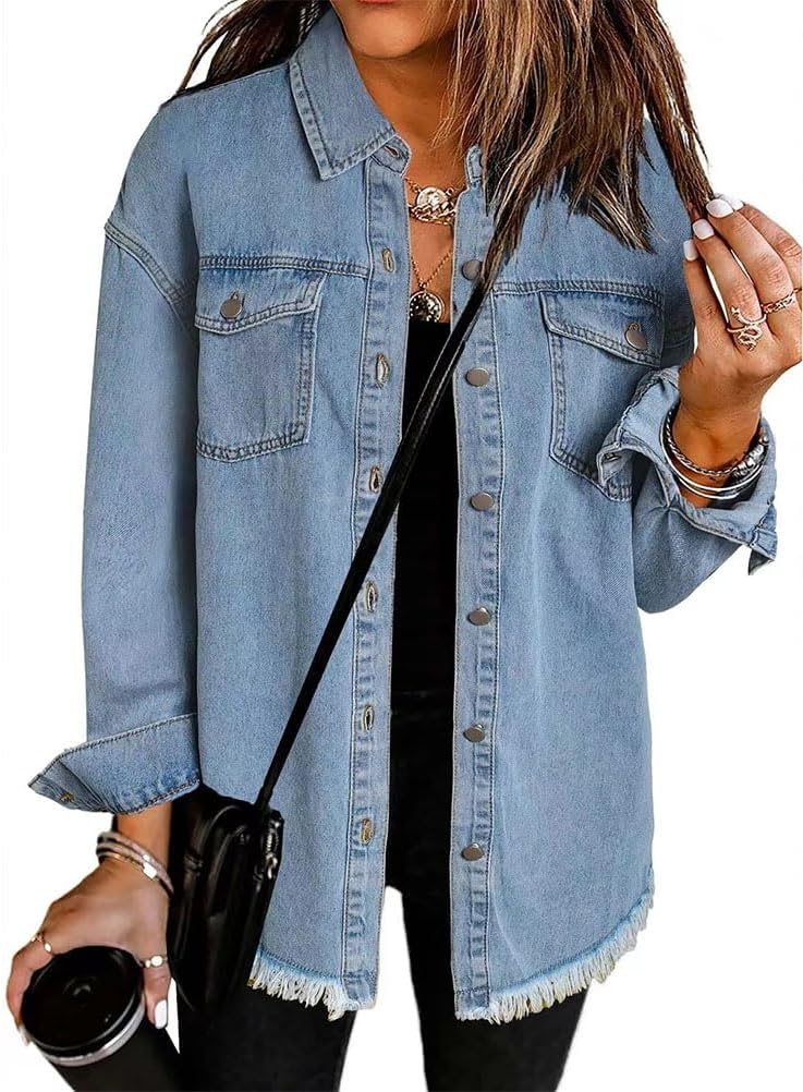 Classic Fringe Denim Jacket