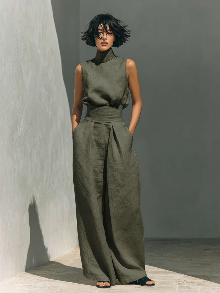 Linda - Linen Luxe Set
