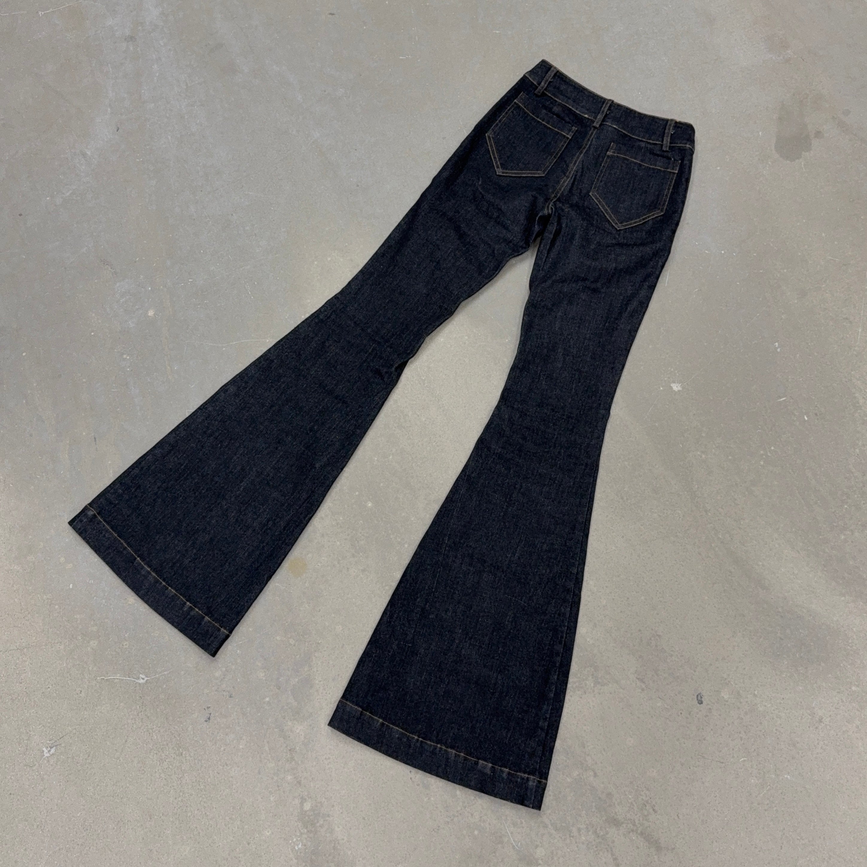 Vintage Flared Denim Jeans