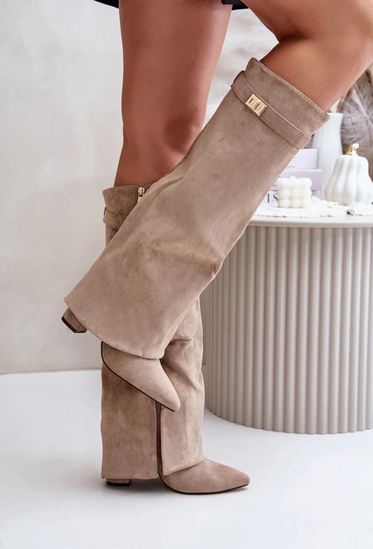 Nova Taupe Boots