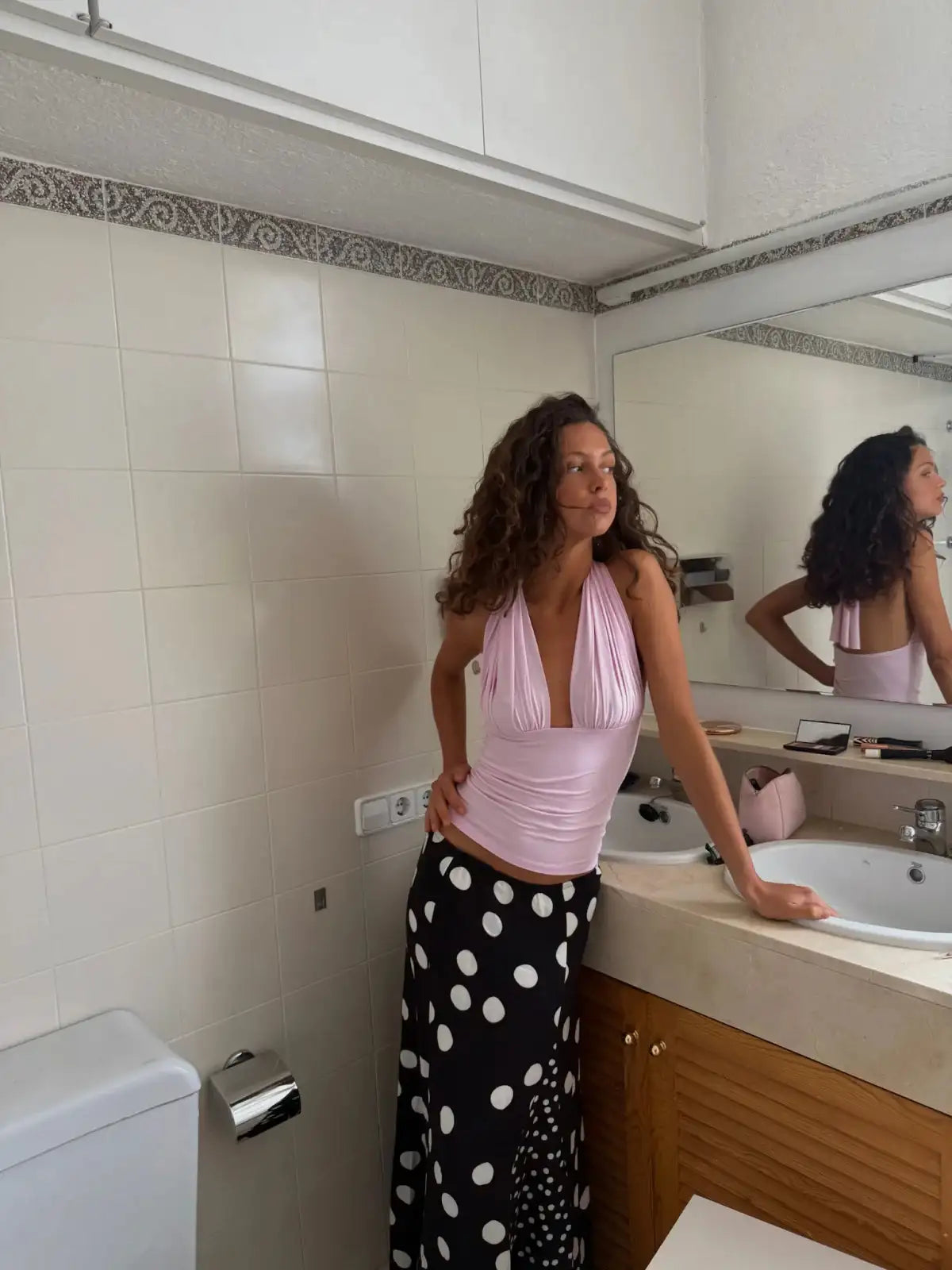 Top rosa Isabela